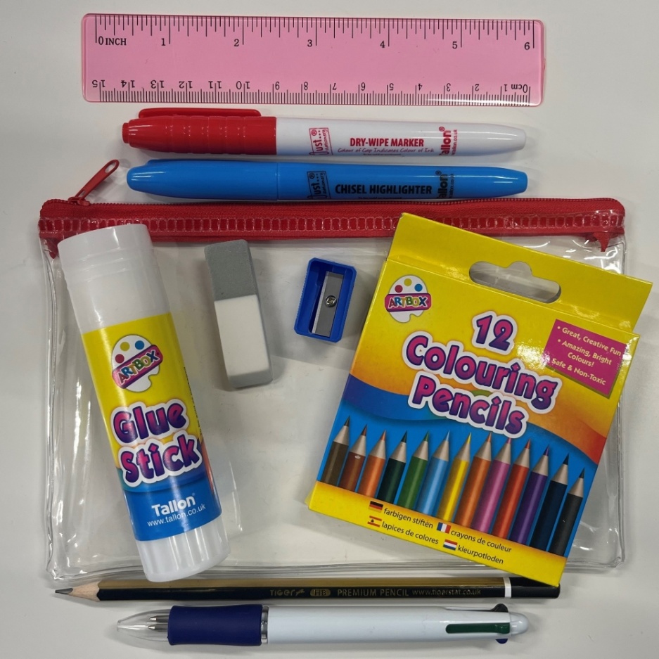 FILLED PENCIL CASE, Stationery