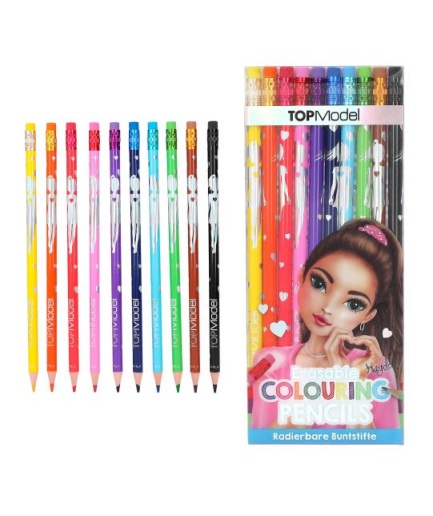 TOPModel Erasable Colouring Pencils, Accessories